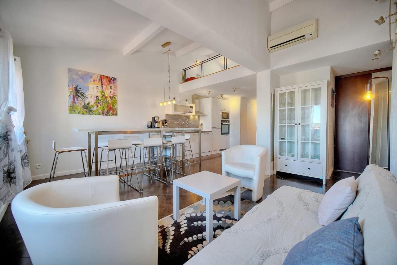 Immogroom - Refurbished - Sea View - Wifi - Air Conditioning * Cannes