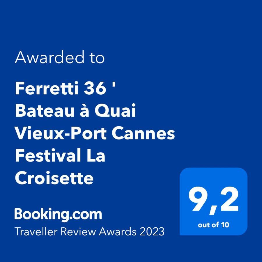 Ferretti 36 ' Bateau A Quai Vieux-port Festival La Croisette Botel *
