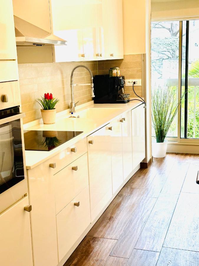 Luxurious Private Floor 130M2 - Ac, Terrace, Pool, Parking - Croisette 5', Plage Des Sports Apartment *