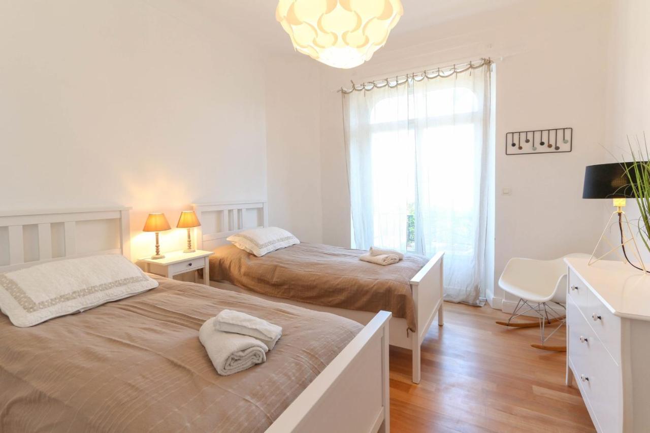Superb 3br With Ac Sea View Parking And Garden - Benakey Apartment Cannes