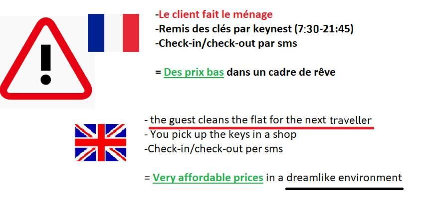 Cadre De Reve Vous Faites Le Menage- Very Good Prices But Have To Clea-n Th-e Flat *