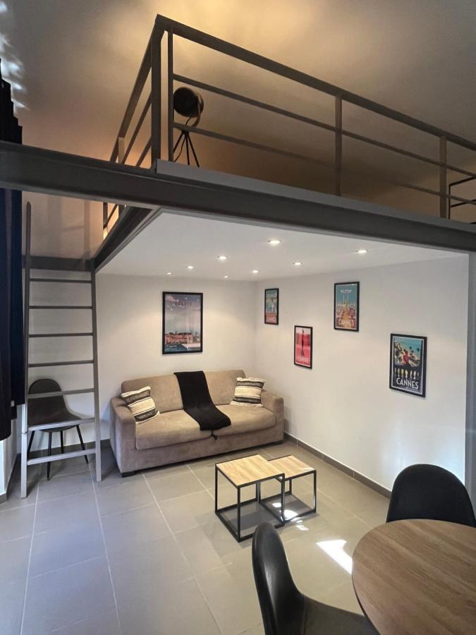 Apartment Loft Chaleureux - Climatisation - Wifi - 650 M Du Palais Des Festivals, Cannes