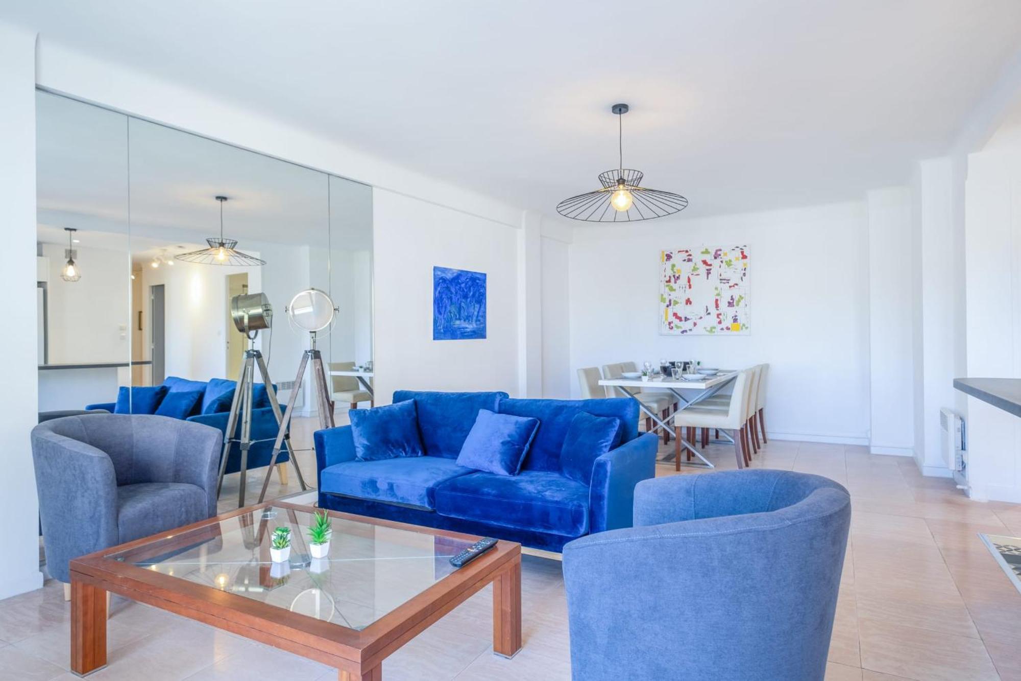 Apartment 2br 100m From Beaches Terrace & Parking Cannes