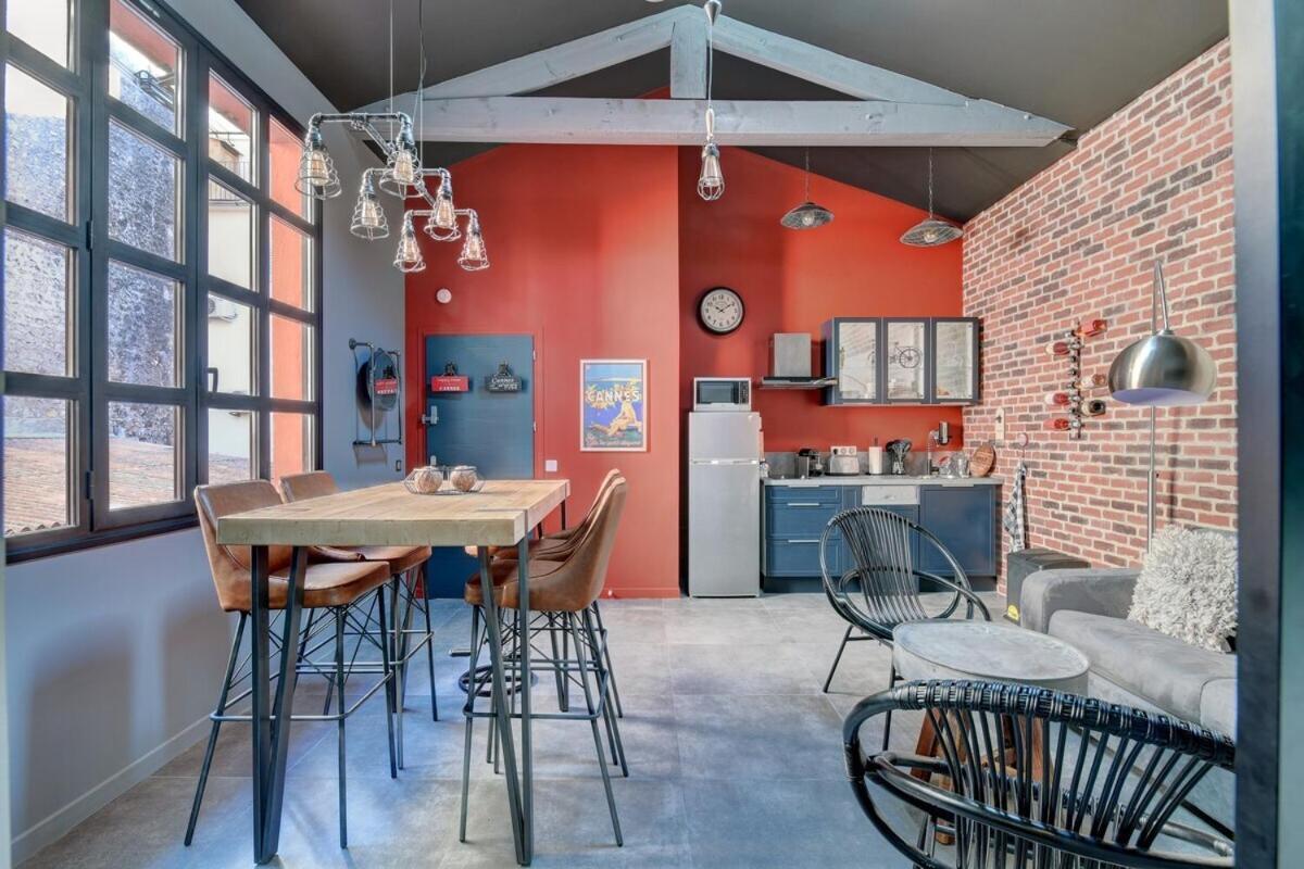 Apartment Superbe Loft Industriel 3 Pieces, Classe 4 Etoiles, Proche Palais Des Festivals