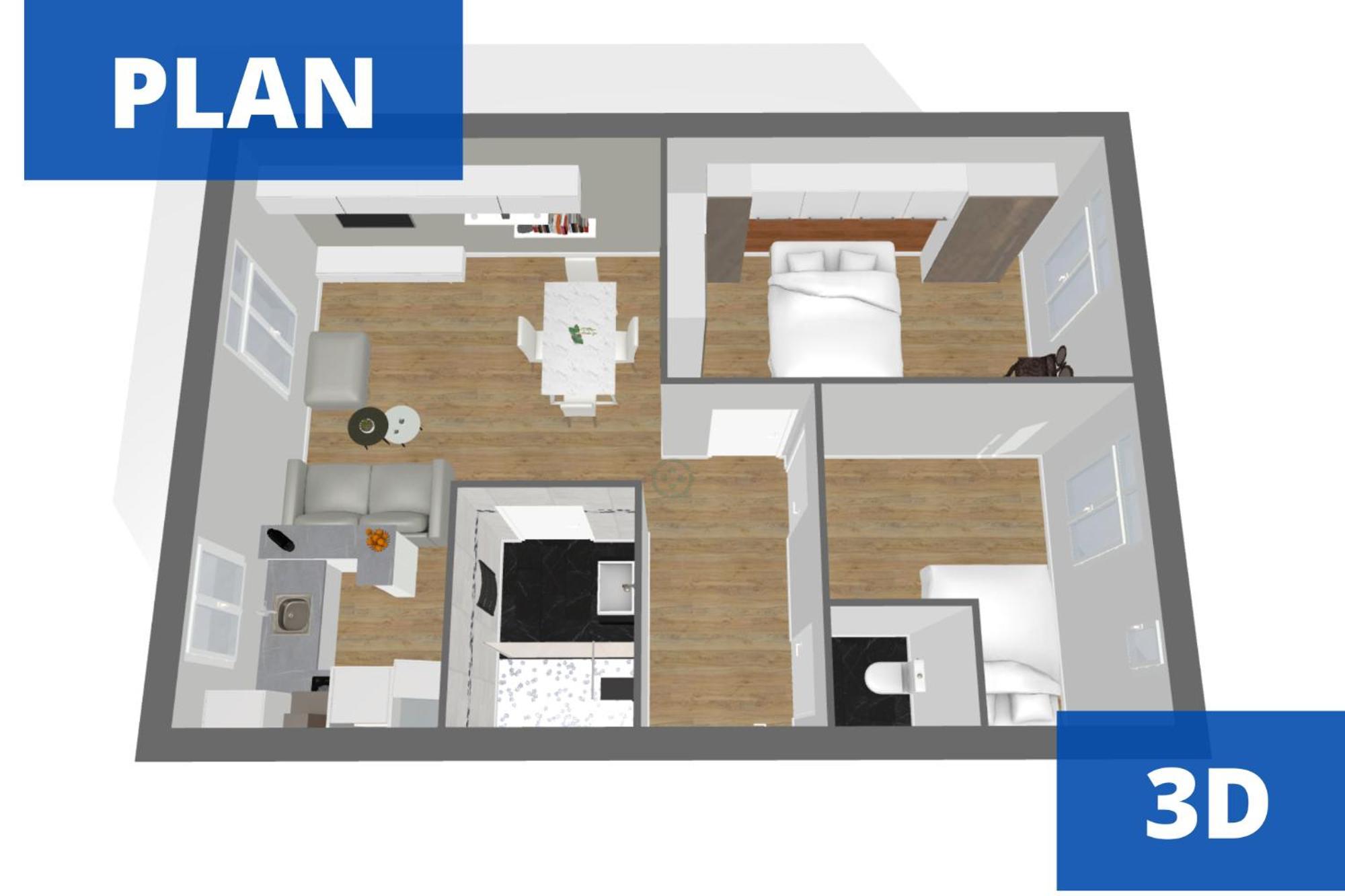 Le Clod - Moderne - 3p - Vca * Cannes