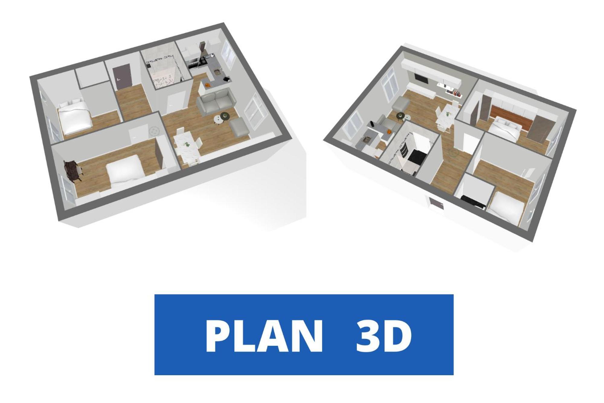 Apartment Le Clod - Moderne - 3p - Vca *