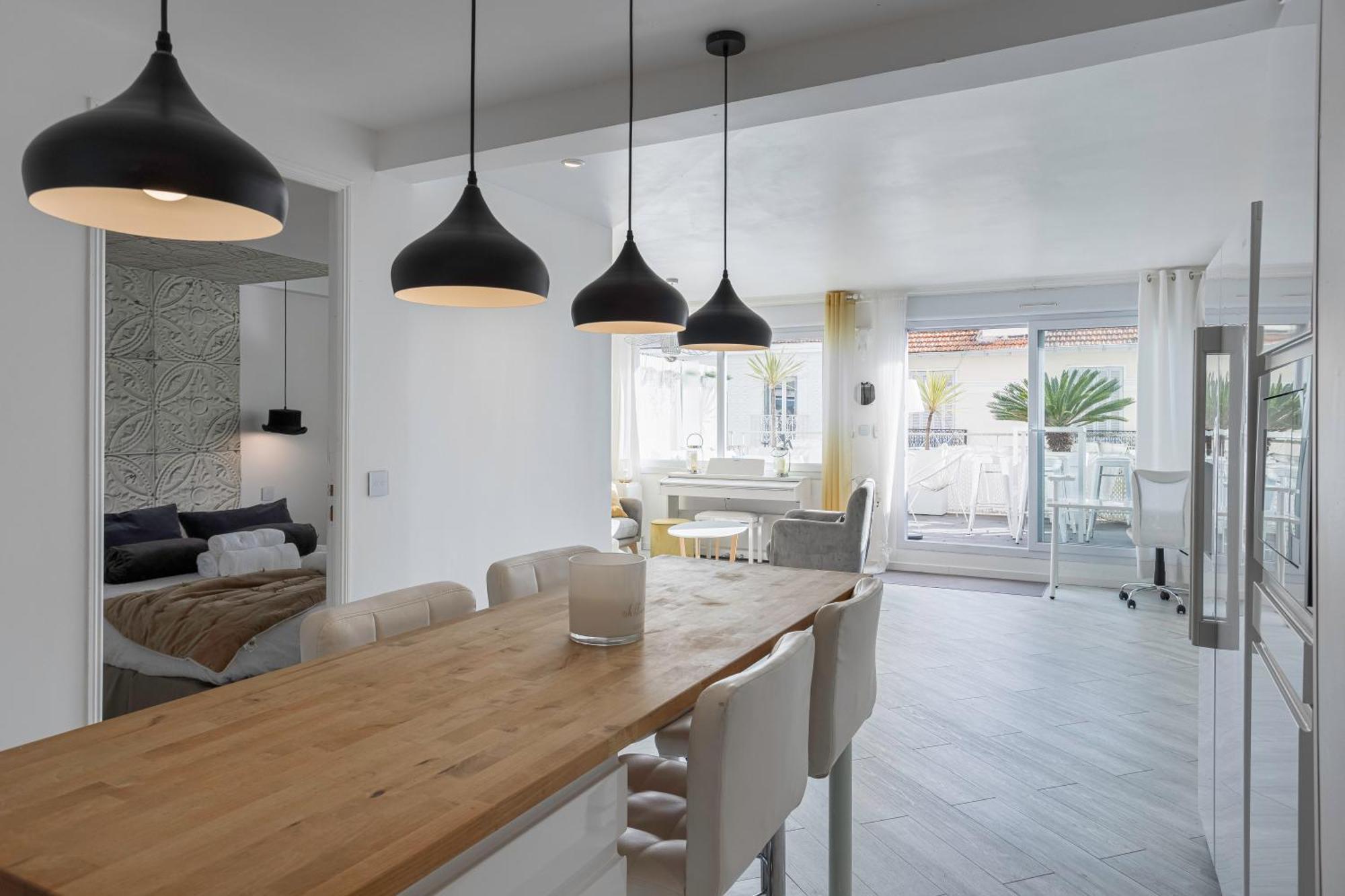 Bliss - 12mn A Pied Du Palais, 5mn Plages, Clim, Terrasse Apartment Cannes