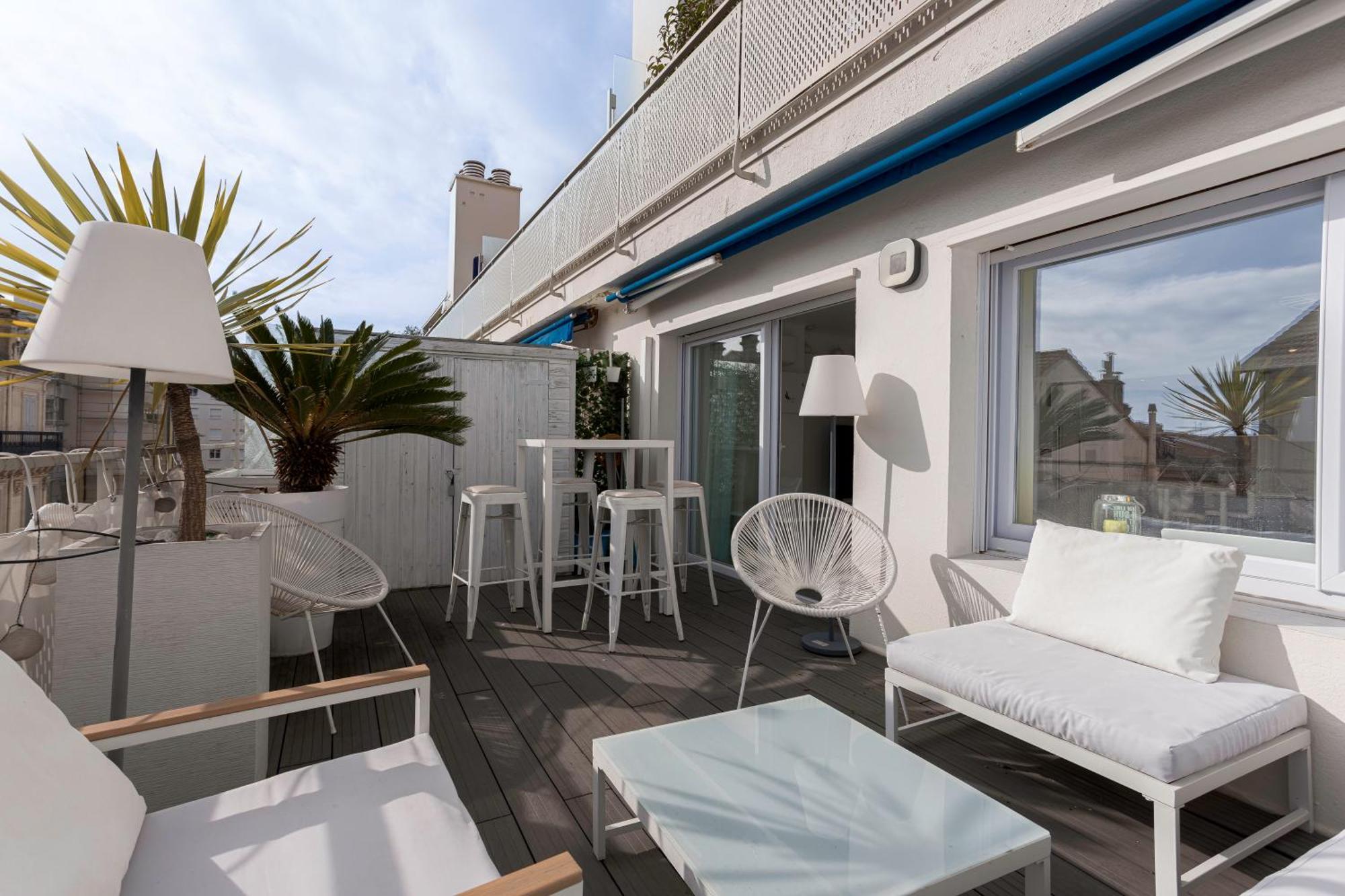 Bliss - 12mn A Pied Du Palais, 5mn Plages, Clim, Terrasse Apartment Cannes