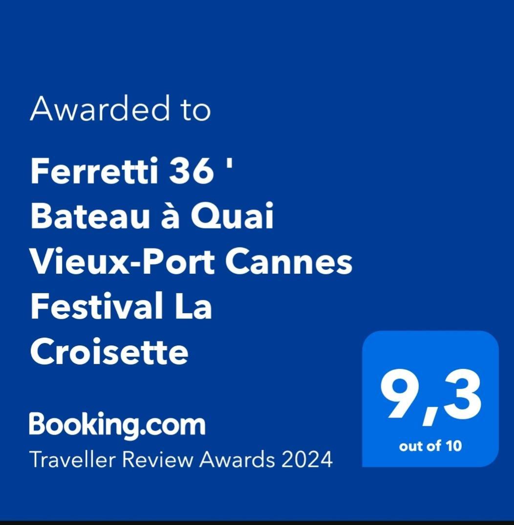 Ferretti 36 ' Bateau A Quai Vieux-port Festival La Croisette Botel Cannes