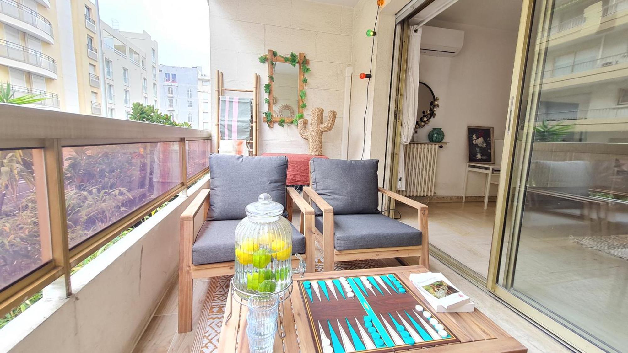 Apartment Happy - 2 Terraces - 1min To The *