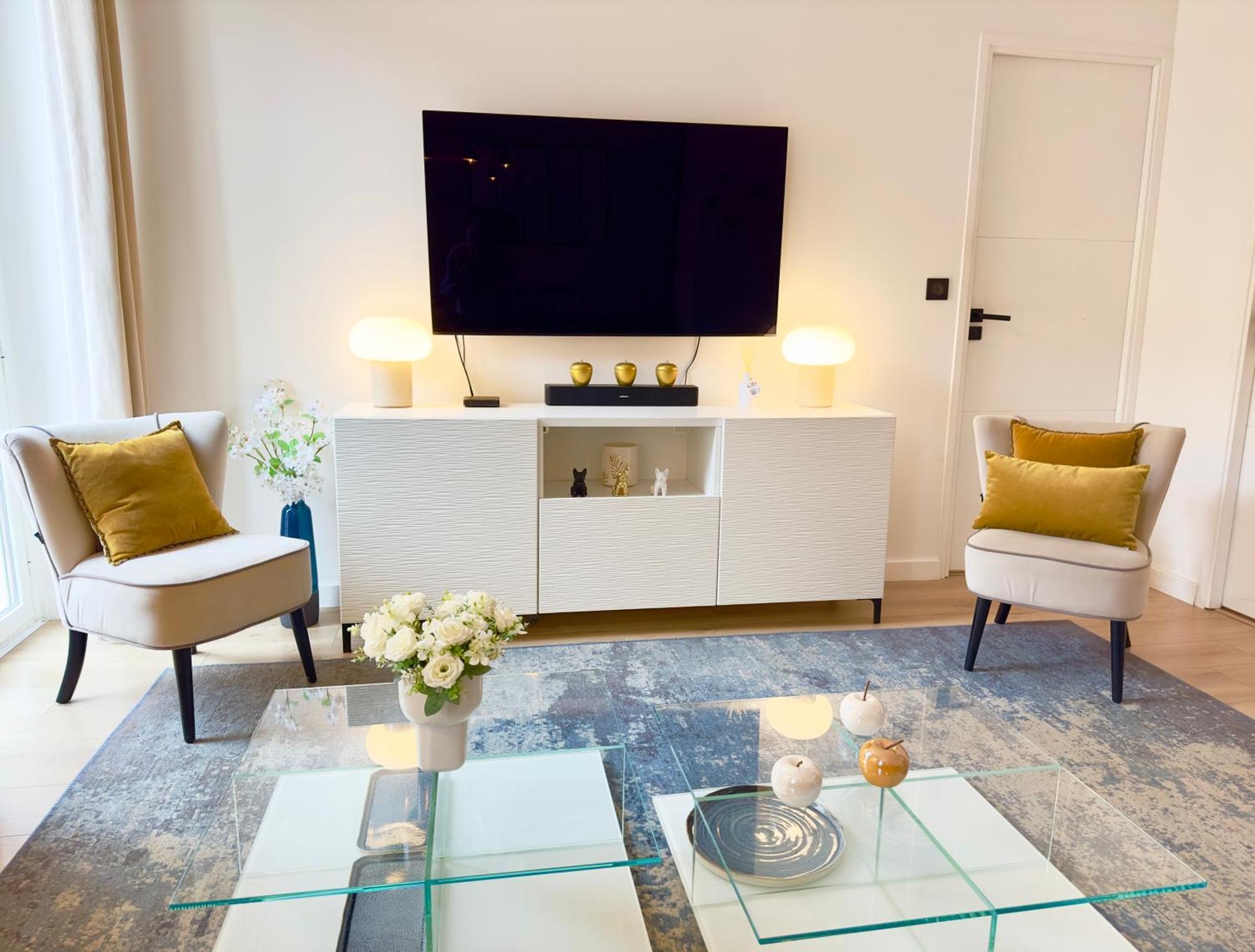 Superbe 3 Pièces 80m2 - Espace Bureau - 2mn Croisette Appartement
