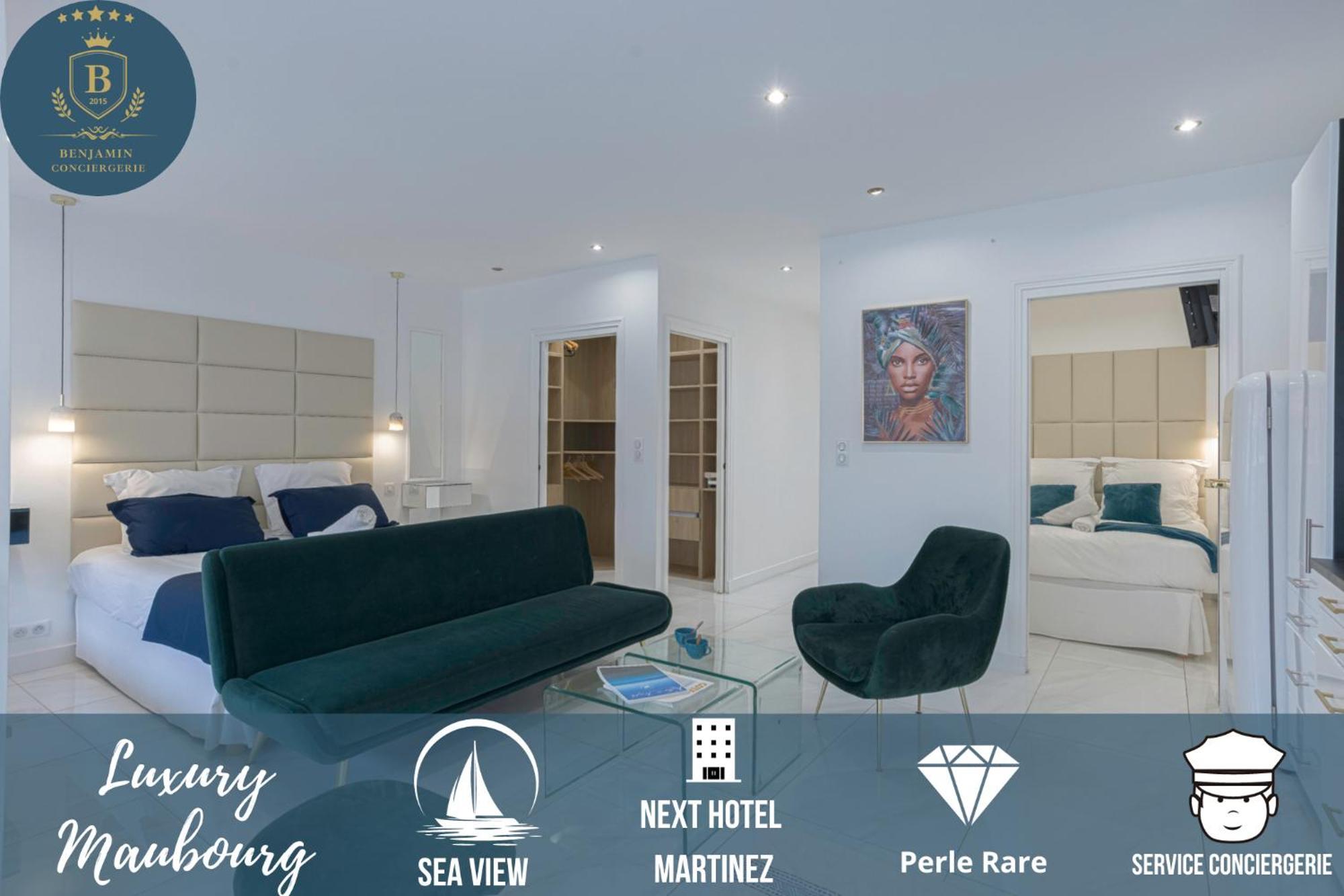 Appartement Luxury Maubourg - Vue - Croisette 50m - Clim - Terrasse Cannes