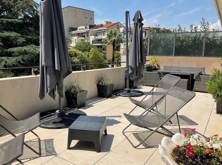 Toit Terrasse Dans Avec Piscine Apartamento