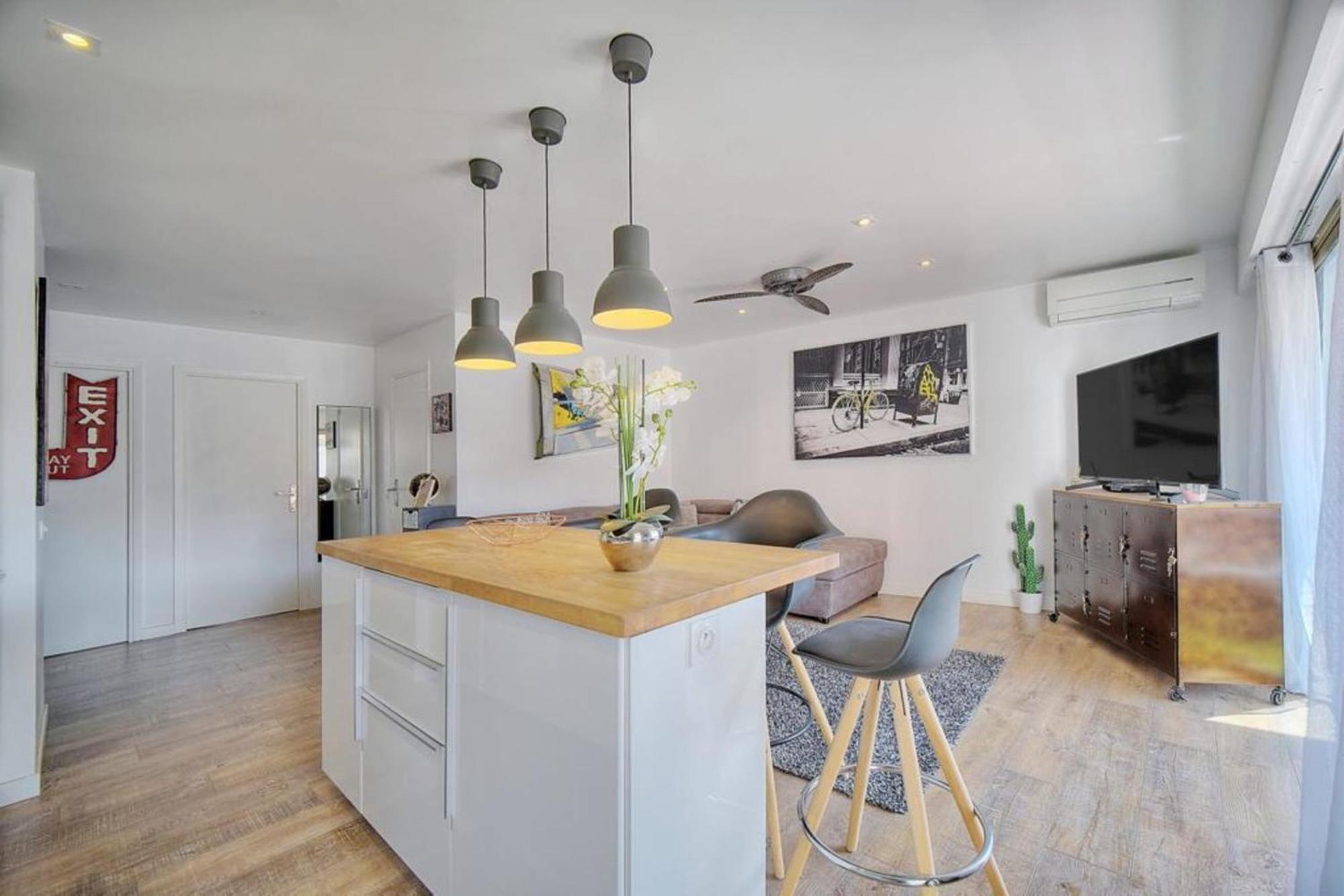 Vakantiehuis Le Verdi - 1 Bedroom With Ac And Parking In Center Cannes