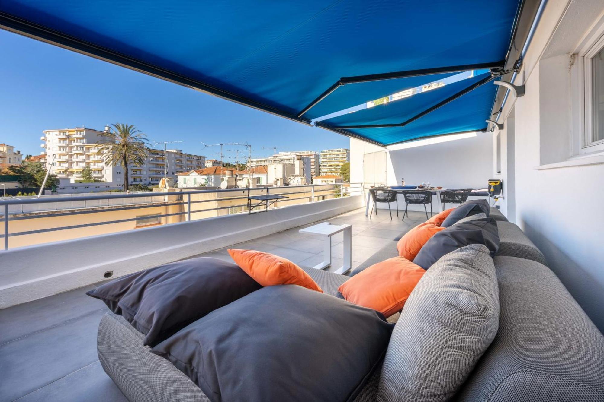 06az - With Terrace - 10min From Palais Apartment Cannes