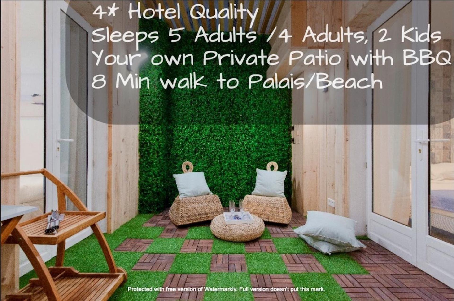 Apartment Hut * Oasis With Private Patio 10 Min To Palais & Beaches * Pet Friendly Cannes