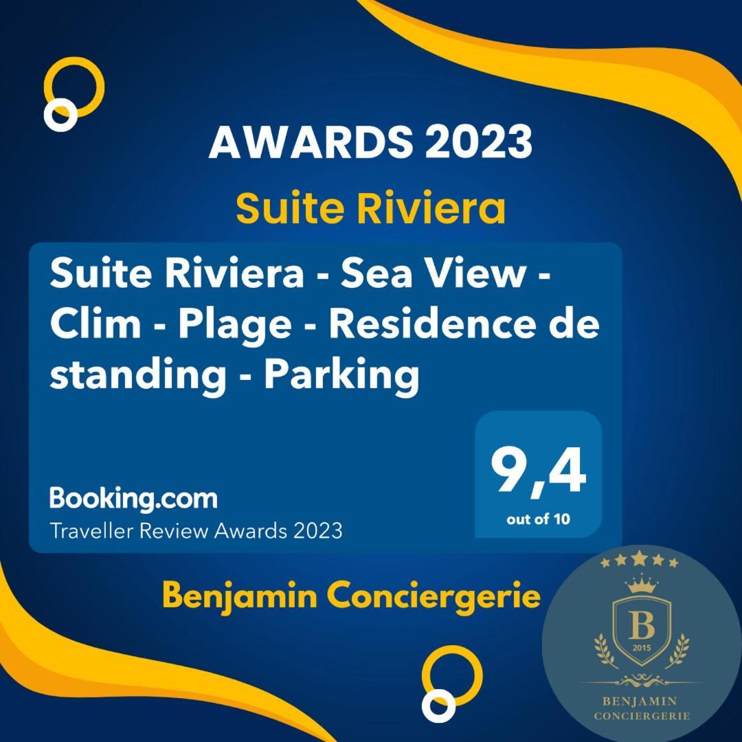 Riviera - Sea View - Clim - 50m - De Standing - Spacieux 180 M2 - Parking Apartment