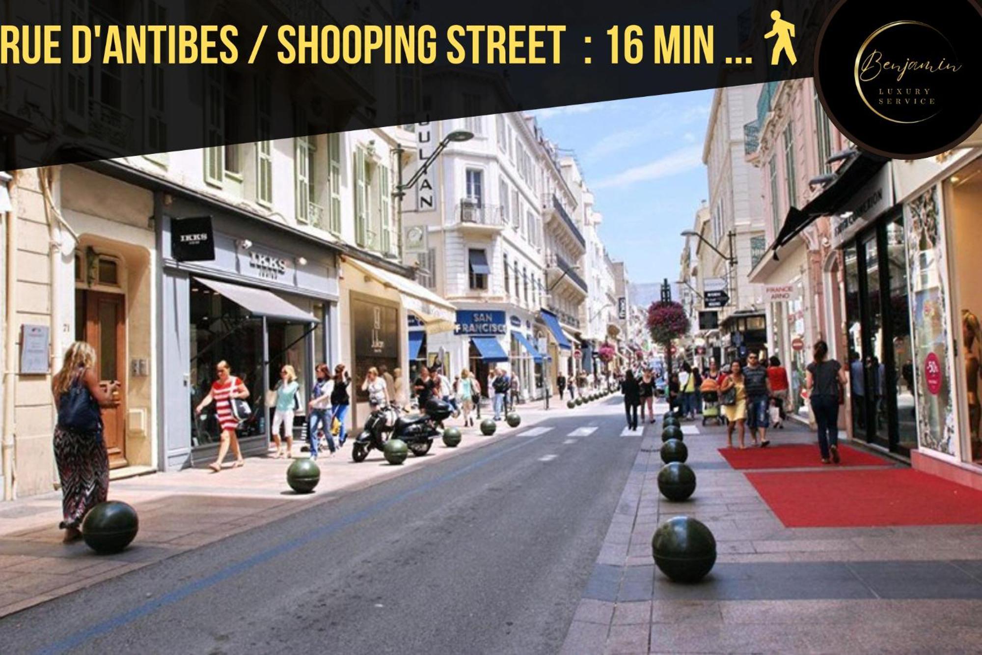 Supercannes Center - Parking - Spacieux 70 Metres - Clim - Wifi *