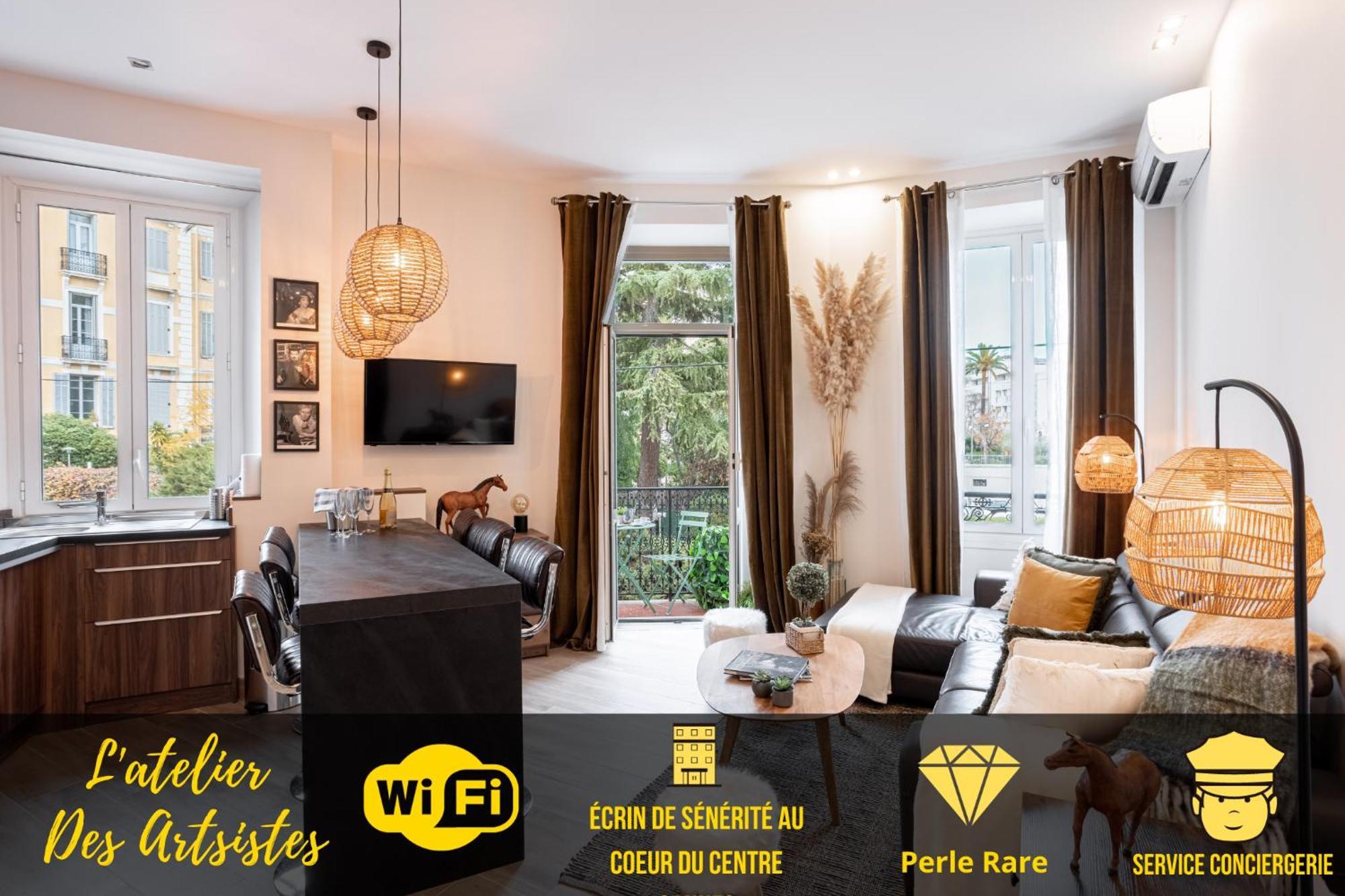 L'atelier Des Artistes -ecrin De Serenite Au Coeur De - Balcon - Clim - Wifi