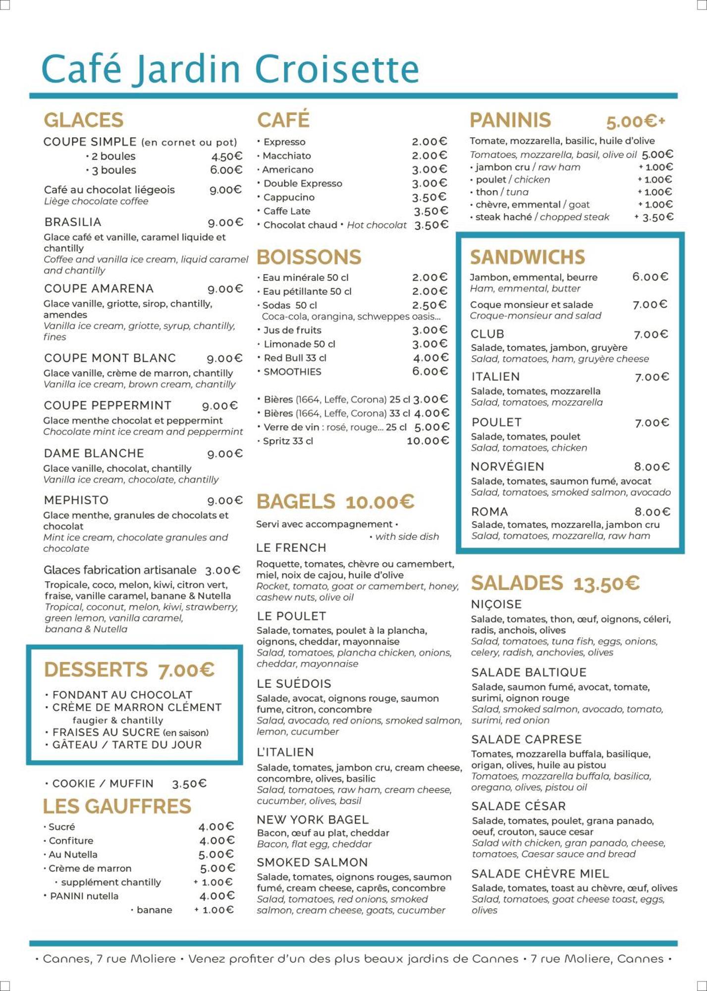 Jardin Croisette 3*