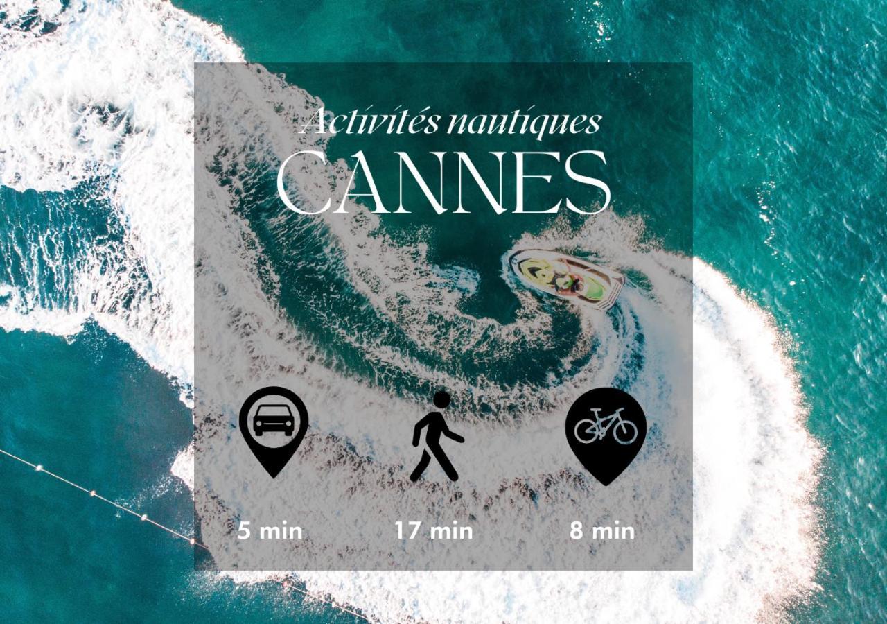 California Studio-parking-wifi-confort- Jardin Commun Avec Splendide Vue Mer-capitalchic Services * Cannes
