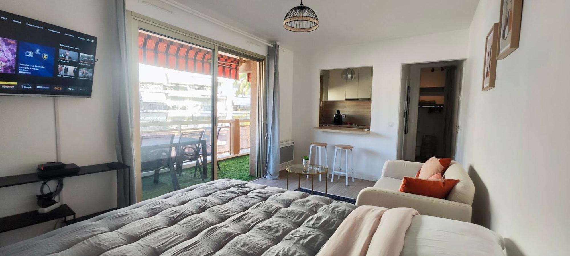 Belle Terrasse 2min Des Plages Apartment Cannes