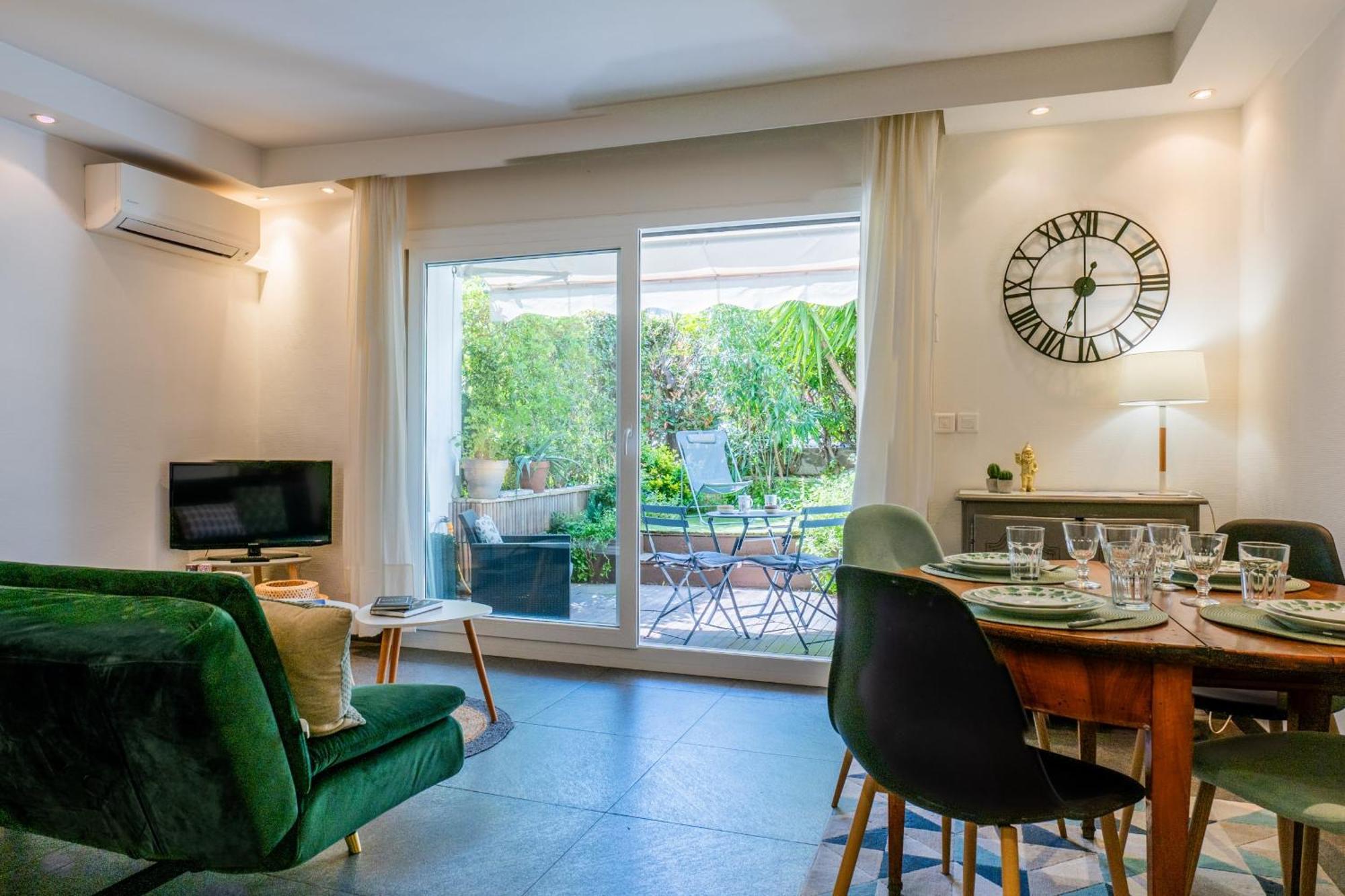 1-br Garden-level Inside Upscale District * Cannes