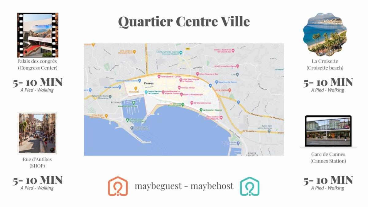 B027-nice Renovated Near Downtown - Apartment Cannes