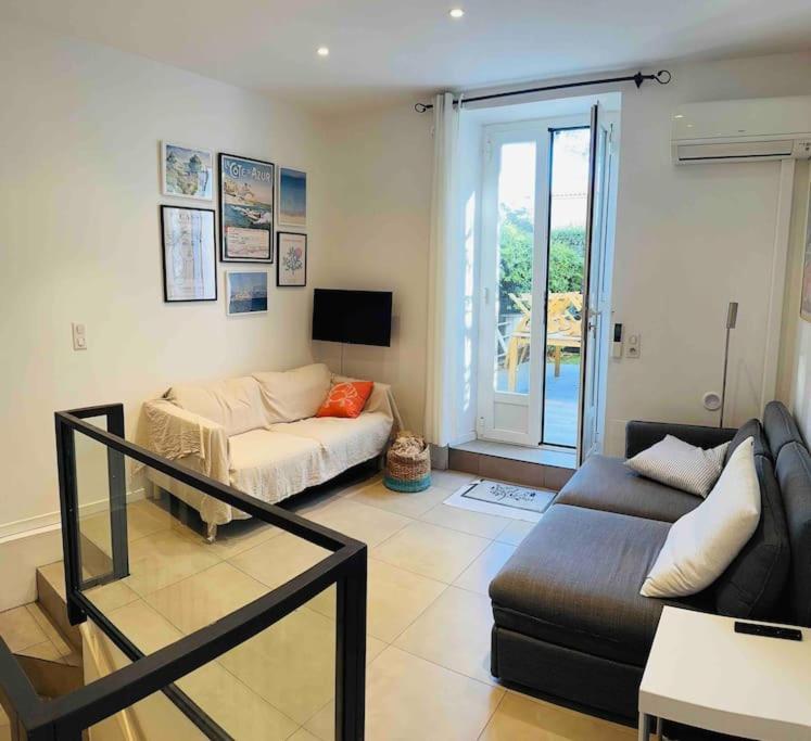 Apartment Beau Rez De Jardin- Suquet - Clim- Calme - Lumineux- 15 Minutes Palais Des Festival Cannes