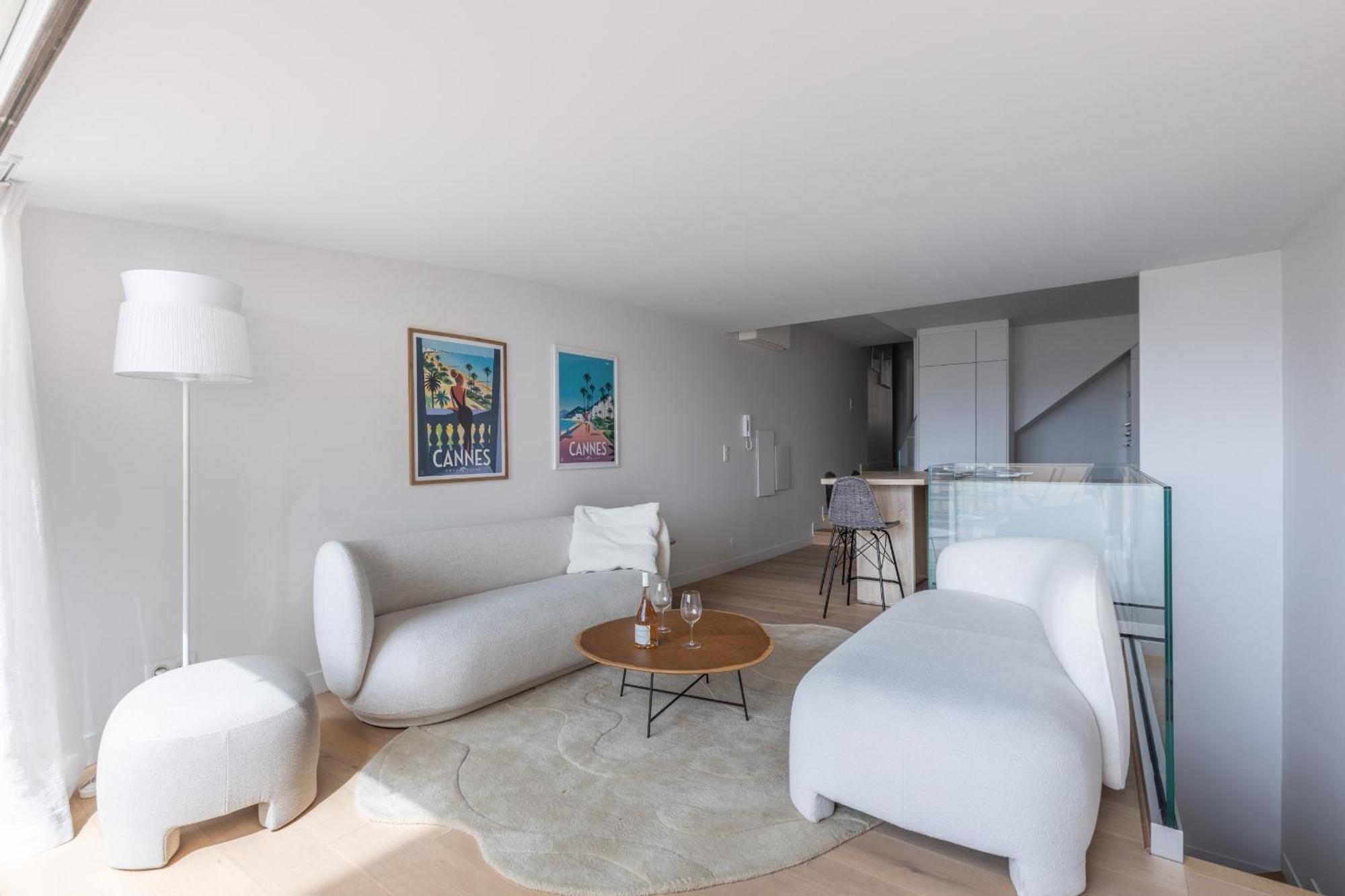 Apartment A3b047 Triplex Moderne Terrasse Vue Cannes
