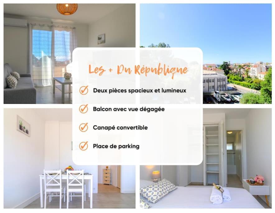 Apartment Le Republique By Apirent #balcon #climatisation #parking Cannes