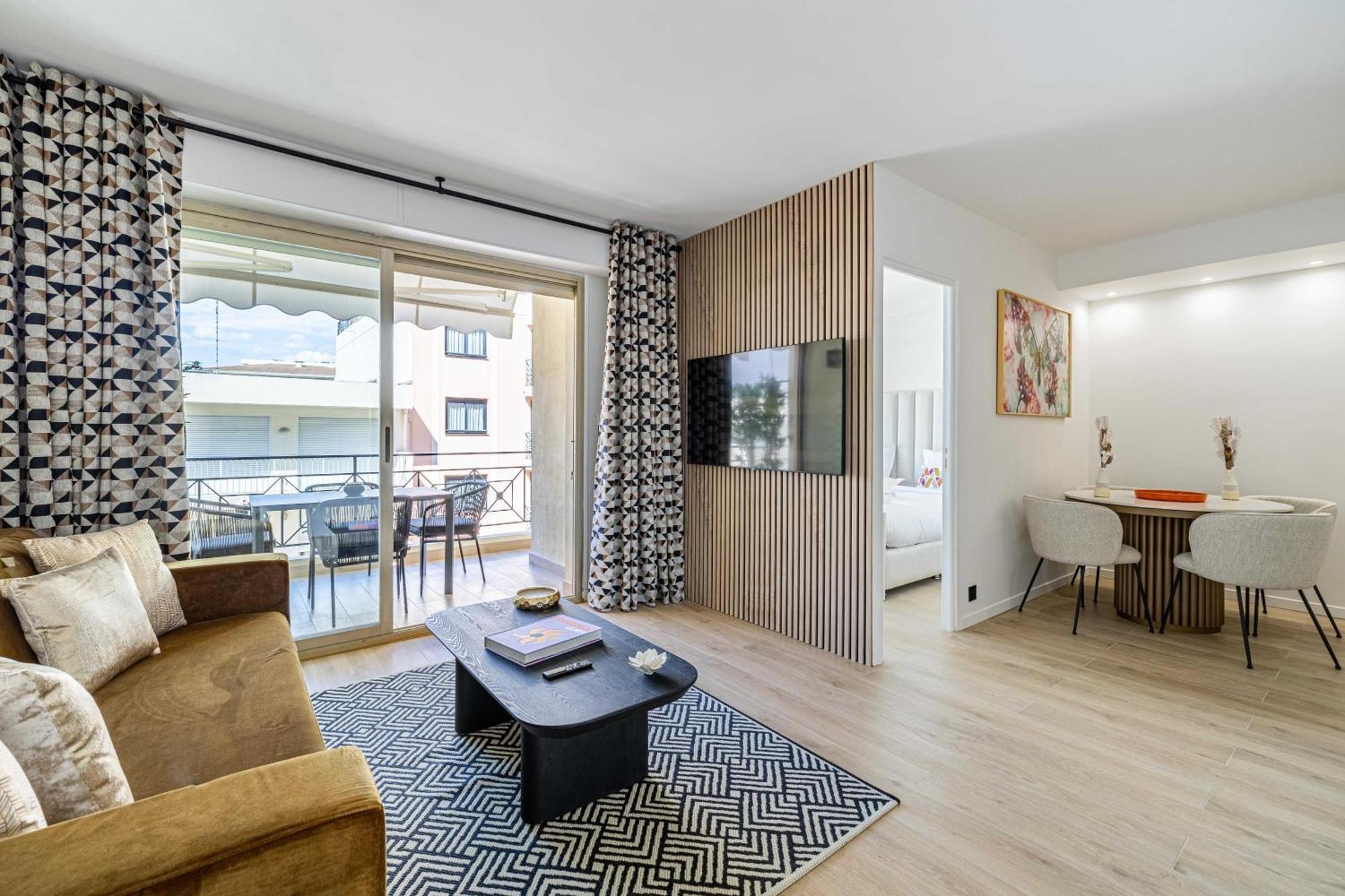 Harmony With Private Terrace - Near Croisette Apartment