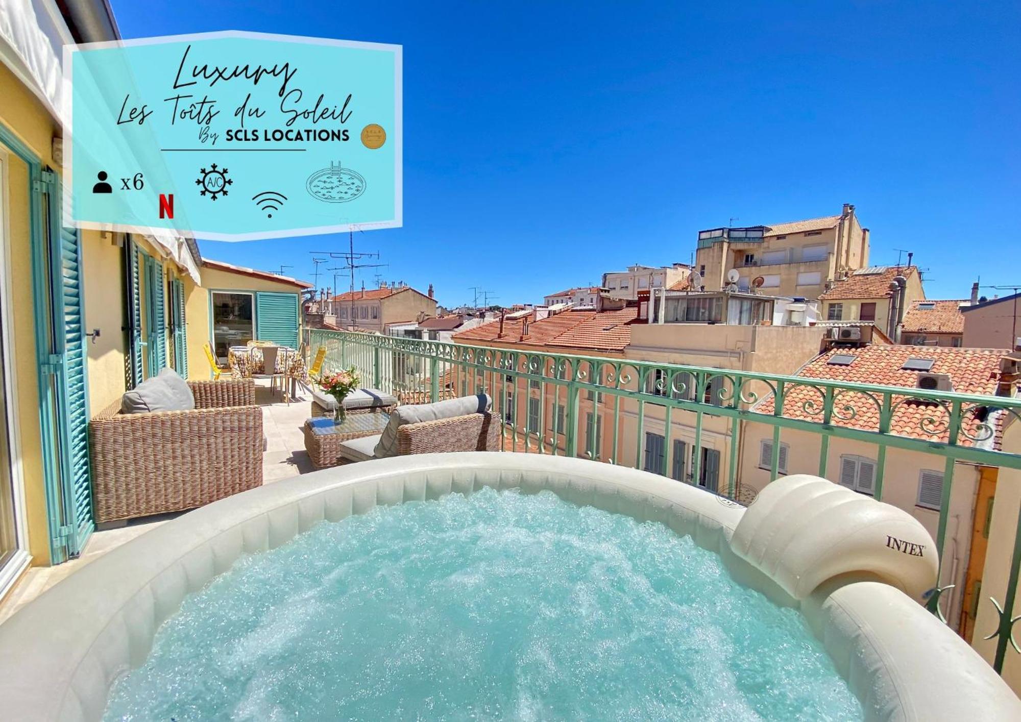 Les Toits Du Soleil: Luxury With Terraces And Jacuzzi In