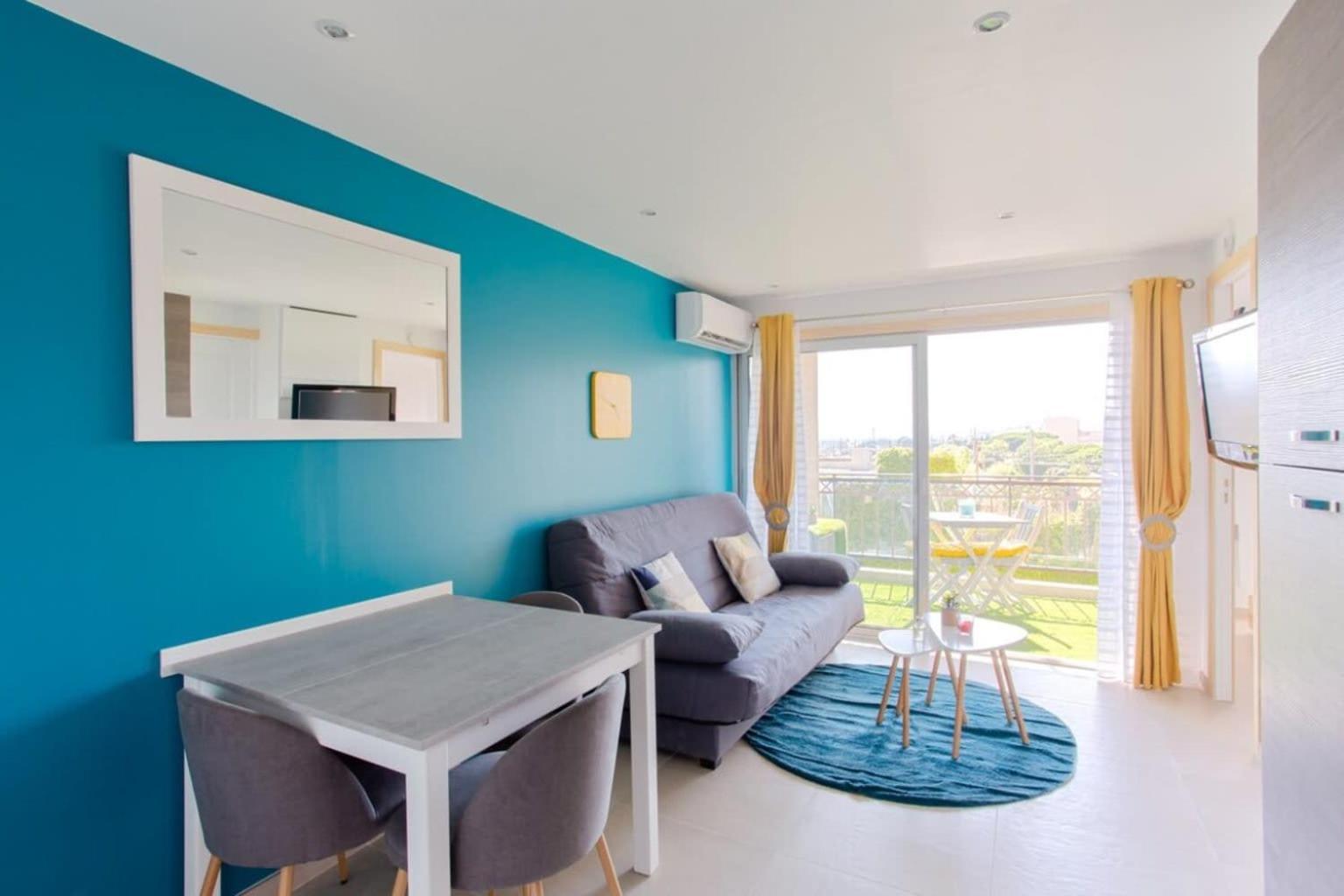 Palm Azur Climatise, Wifi, Piscine, Parking * Cannes