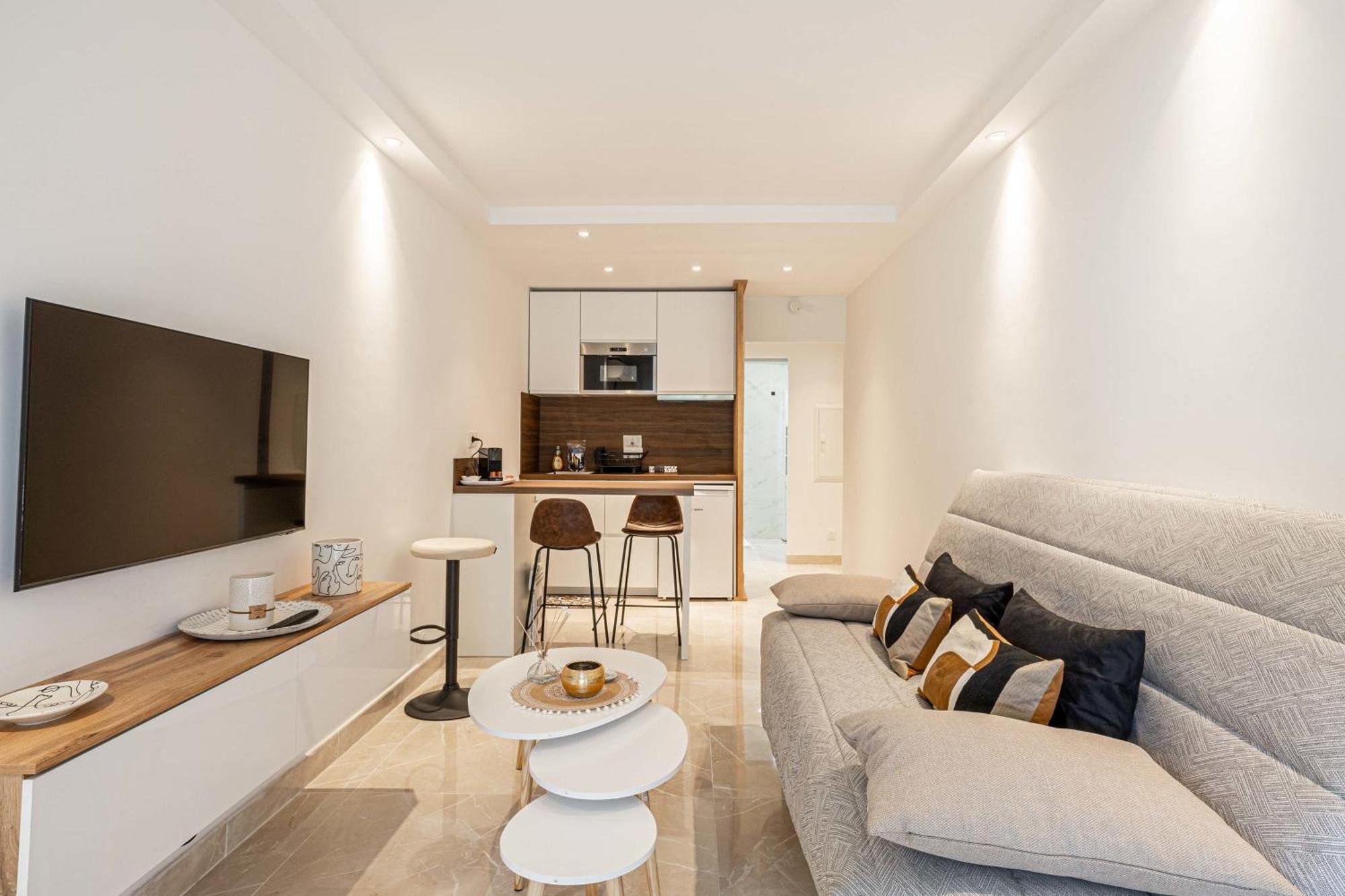 Le Center Avec Joli Balcon Et Parking Pour Un Sejour Apartment Cannes