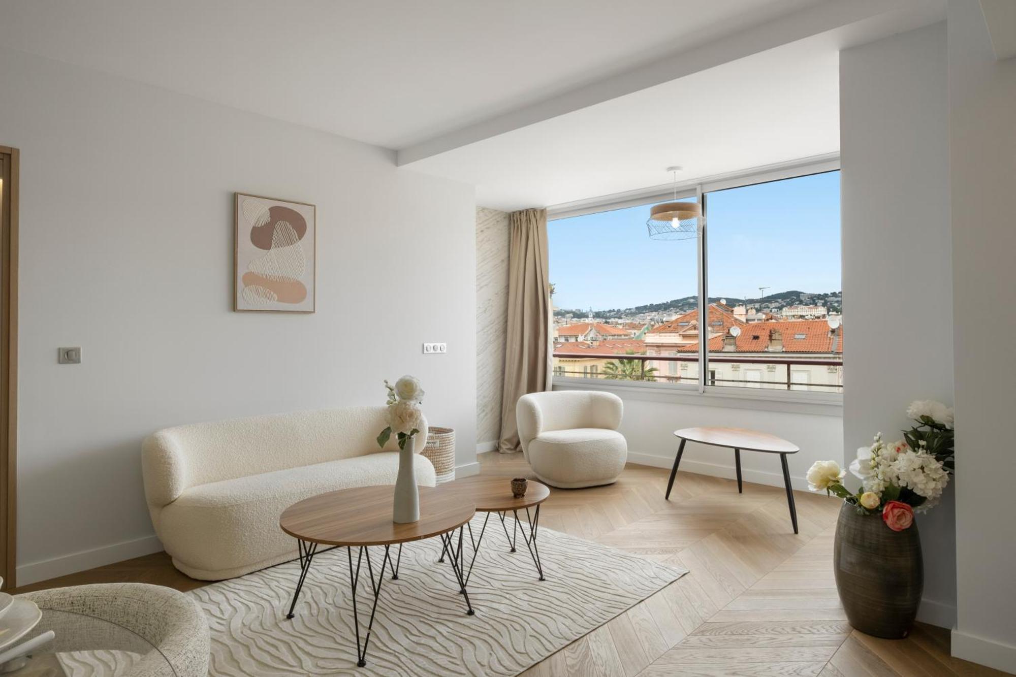 Luxury Romantic 45 Croisette Two Bedrooms Appartement Cannes