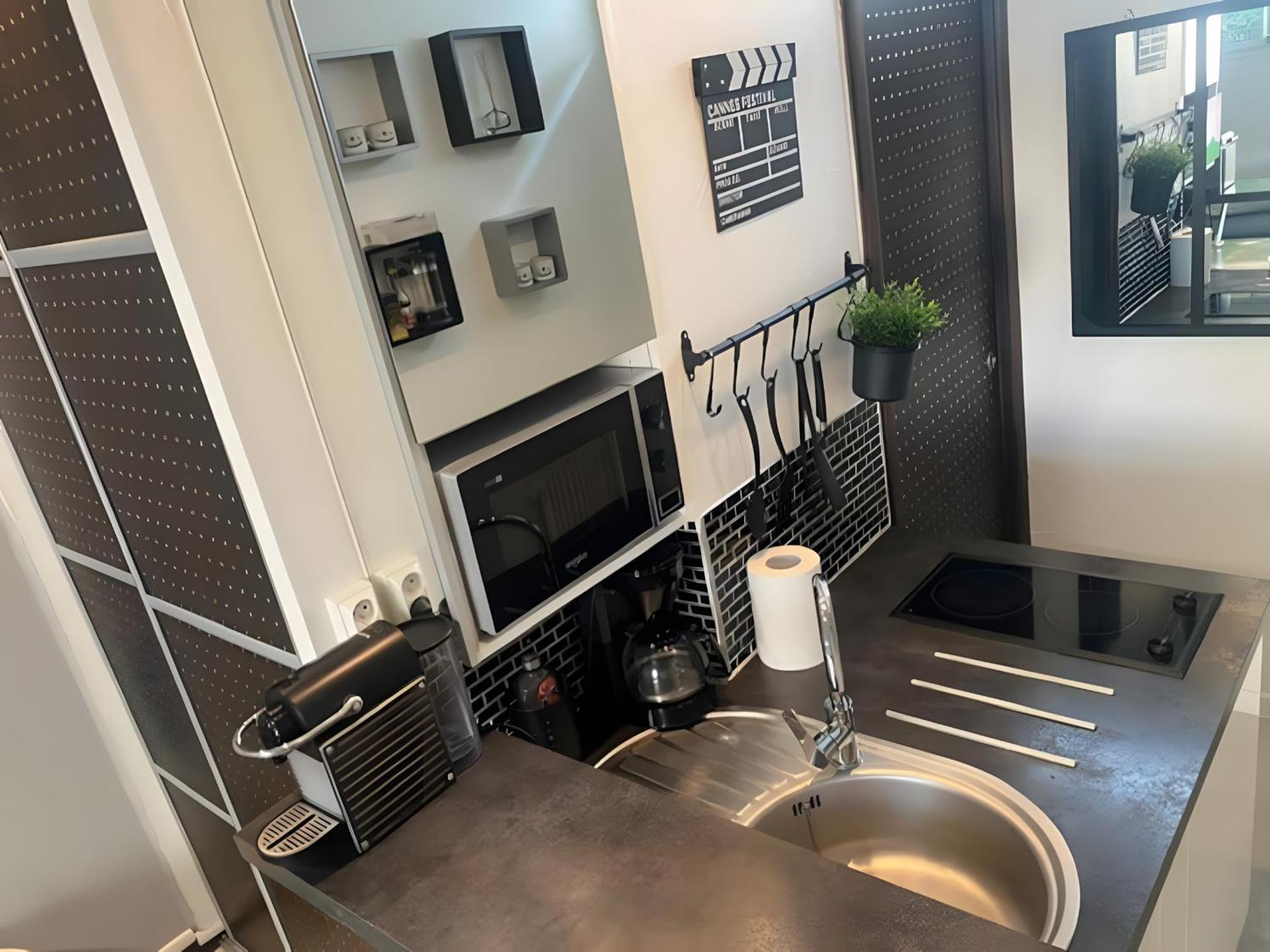 Tiny Modern Next To Croisette With Ac Apartment