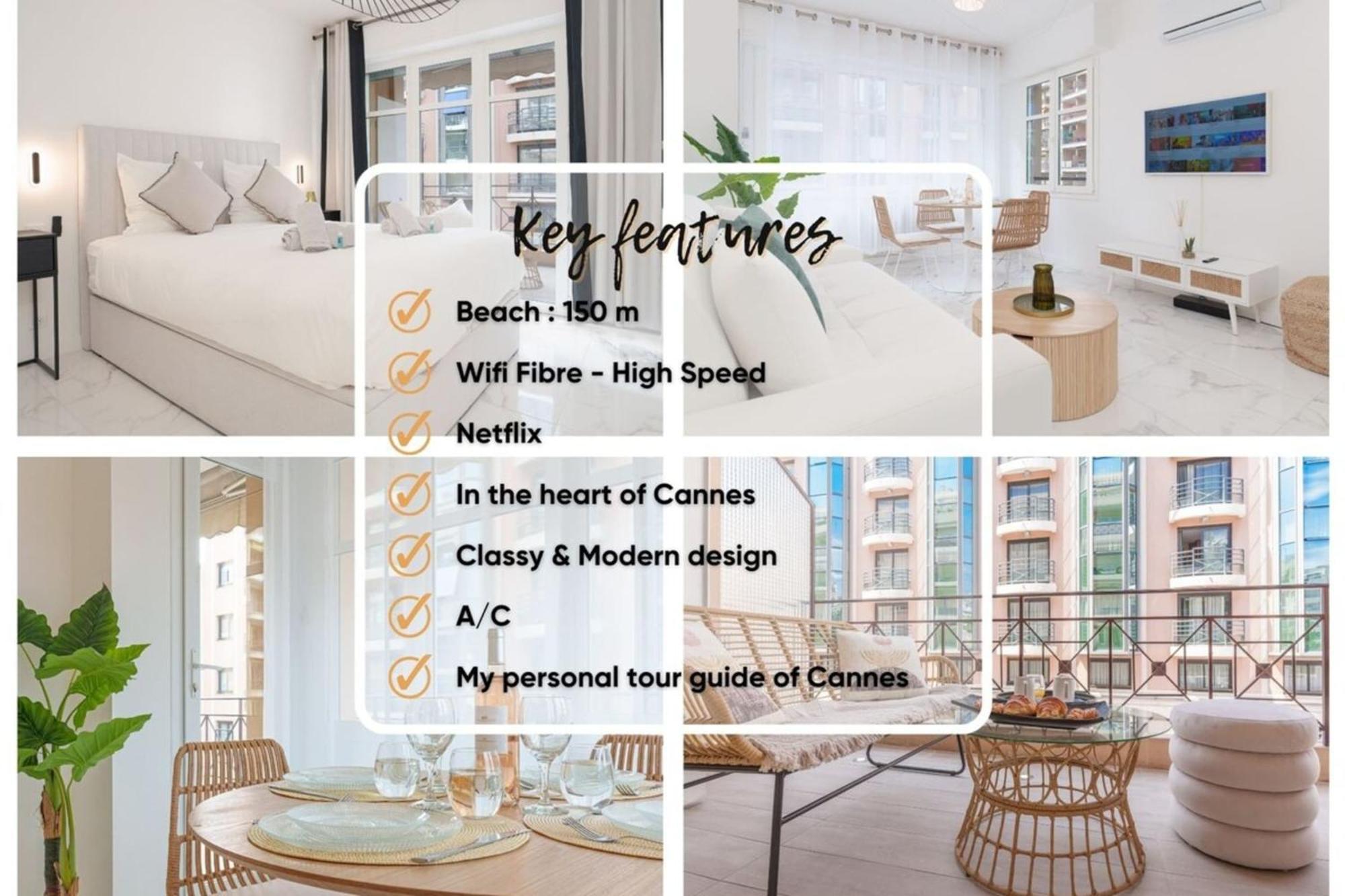 Le Maubourg - Hypercentre - 150m Croisette - Ac Appartement Cannes