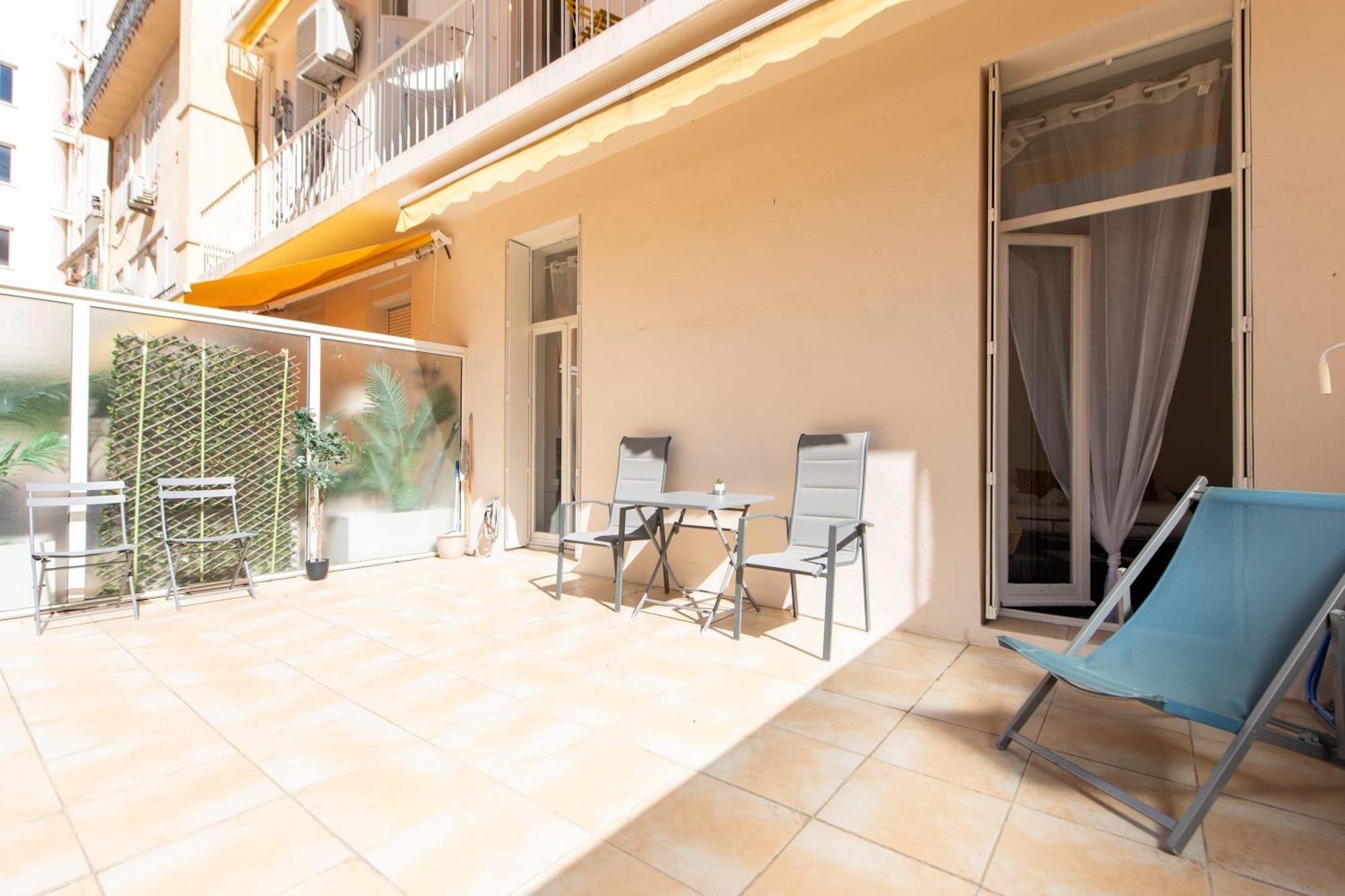 Le Concordia Mignon Avec Grande Et Belle Terrasse, En Plein Coeur Du Centre-ville Apartment Cannes