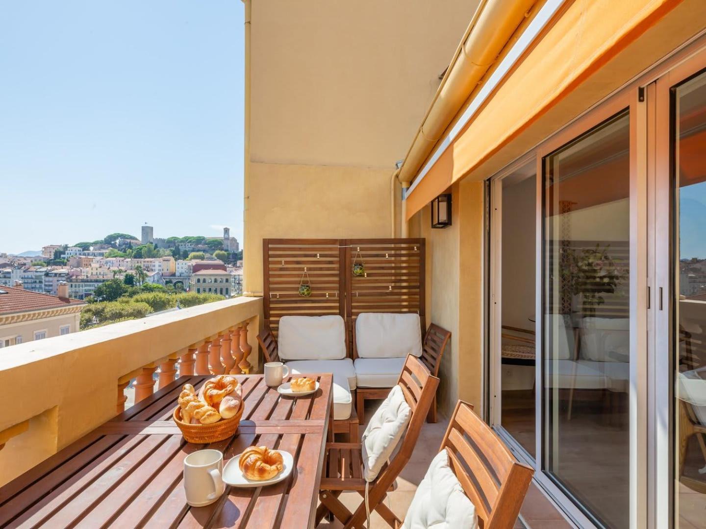 Appartement Le Voilier Avec Terrasse Panoramique Vue Et Port, Proche Du Palais, Croisette Et Plages