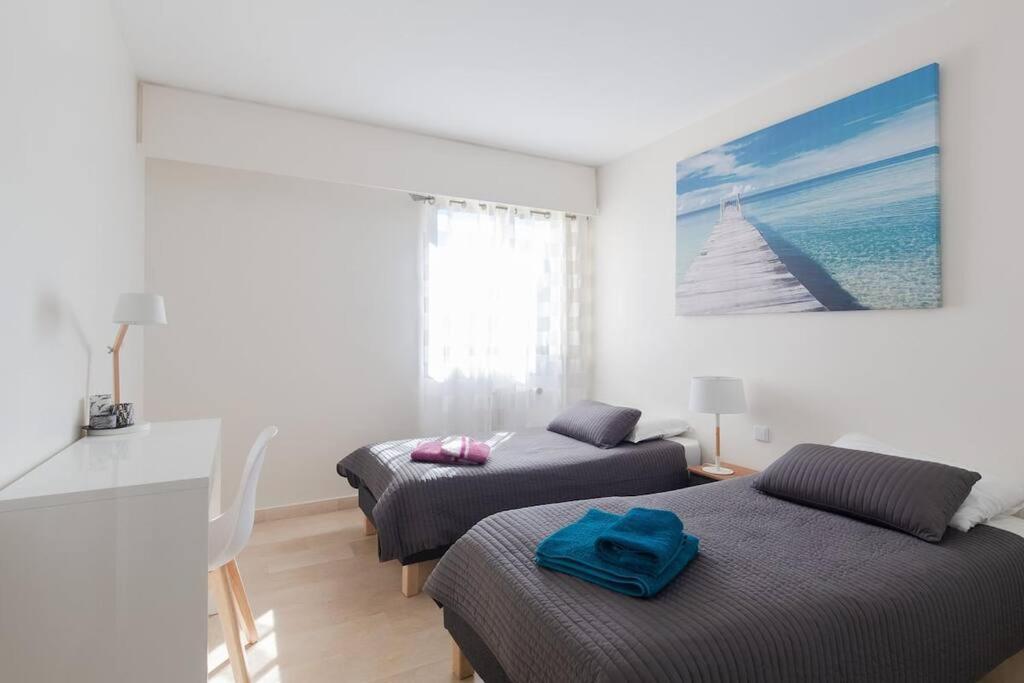 Le Corail Spacieux Avec Beau Et Ample Balcon, Au Centre, Ideal Pour Familles Et Petits Groupes Appartement