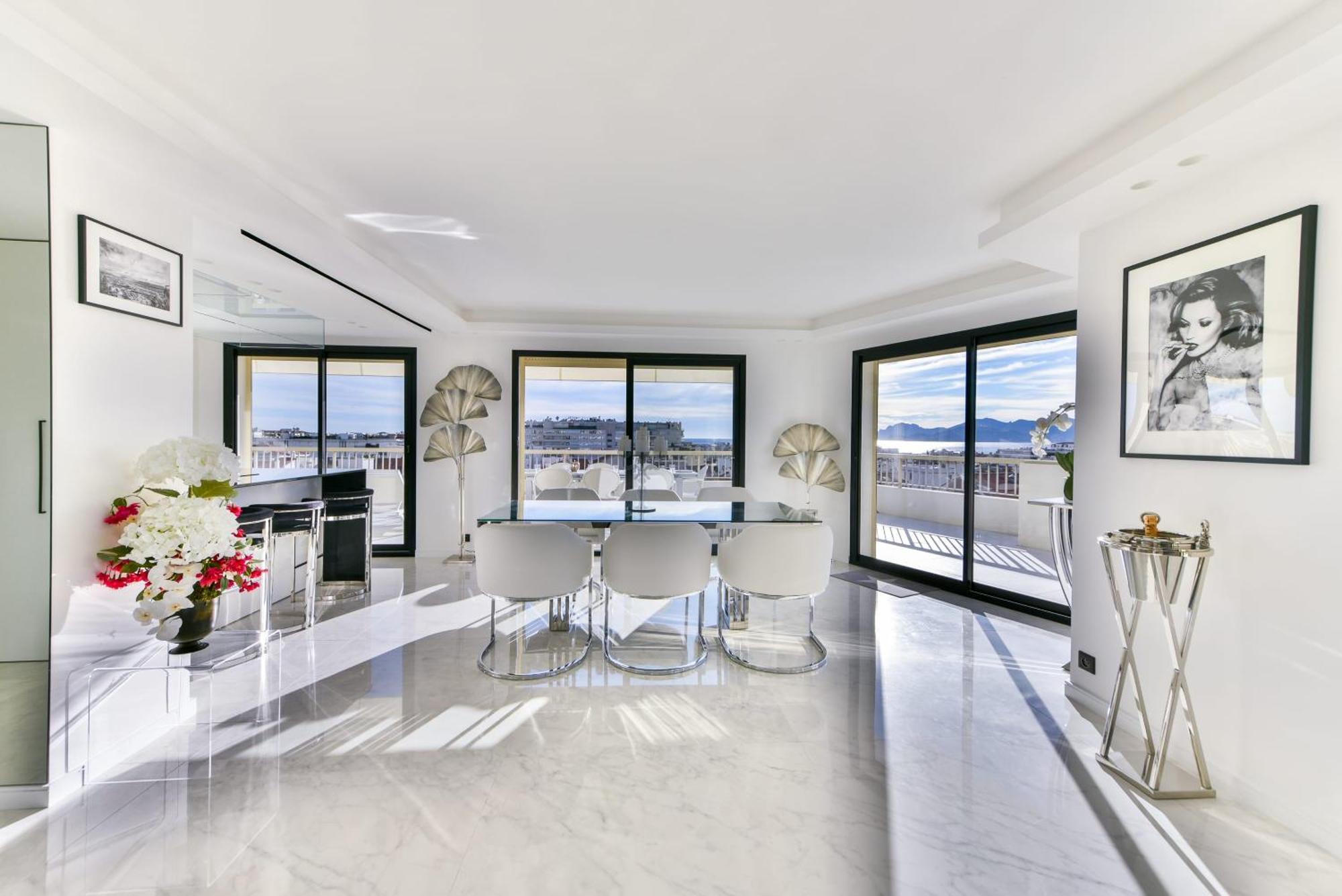 L'horizon Avec Somptueuse Terrasse Vue Mer, Sejour De Luxe Loisirs Et Business Au Coeur Du Centre Apartment Cannes