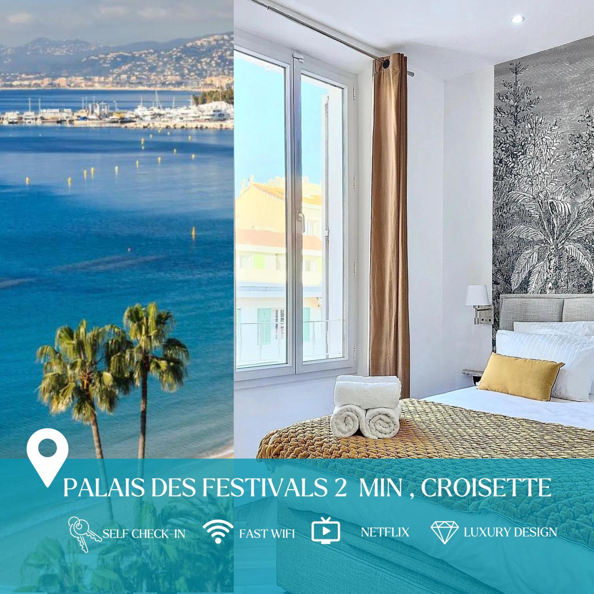 Luxurious Apt - Beach - Palais Des Festivals 2 Min Apartment Cannes