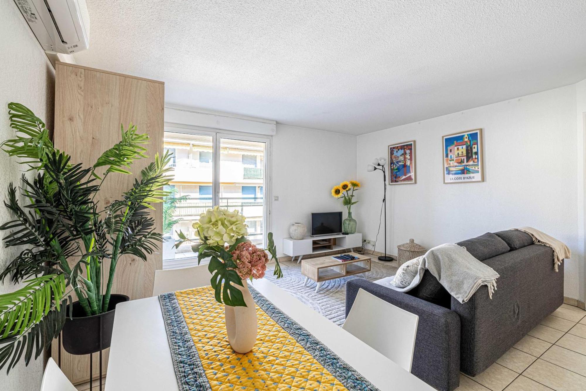 Apartment Bright One Bedroom With Parking And Terrace Cannes