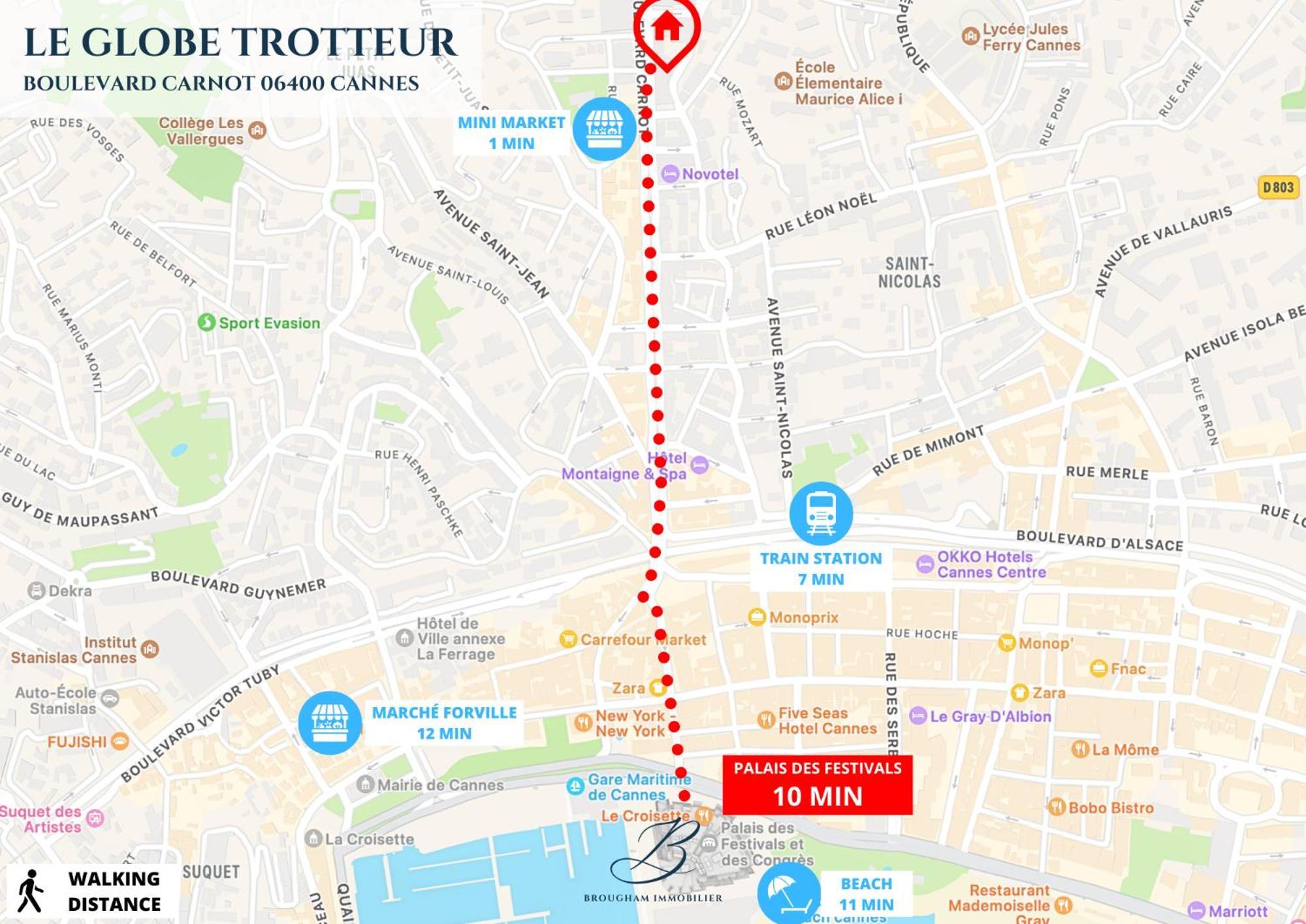 Le Globe Trotteur - 2 Pieces Centre Apartment Cannes