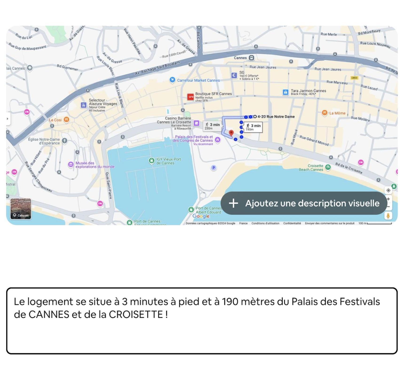 30m2 Mezzanine - 50m Palais & Plages Apartment *