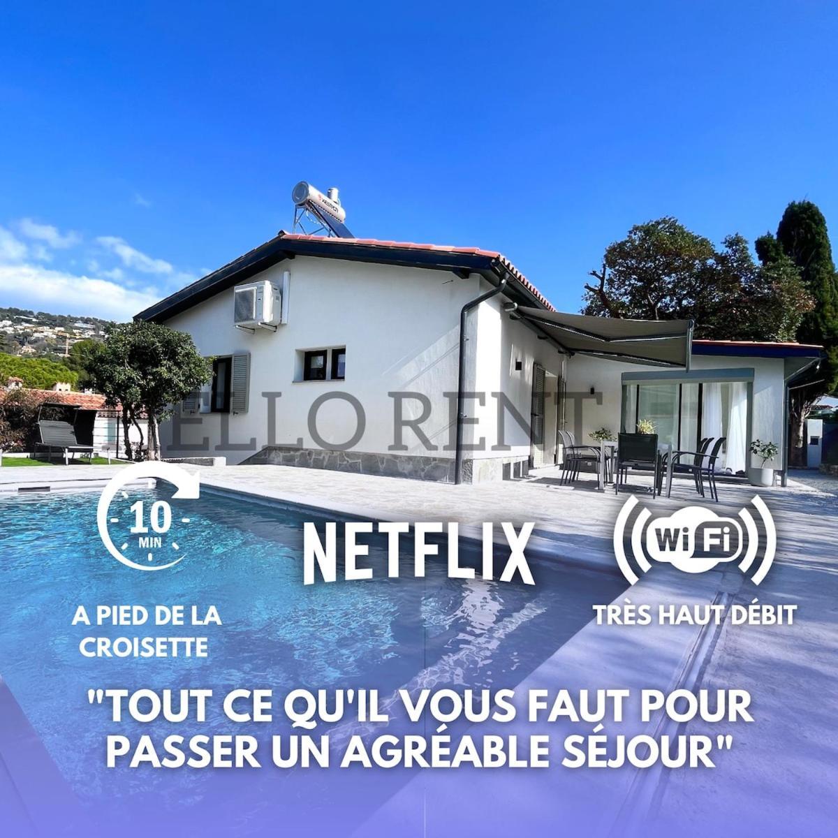 Villa Centre Grande Piscine Chauffee Cannes