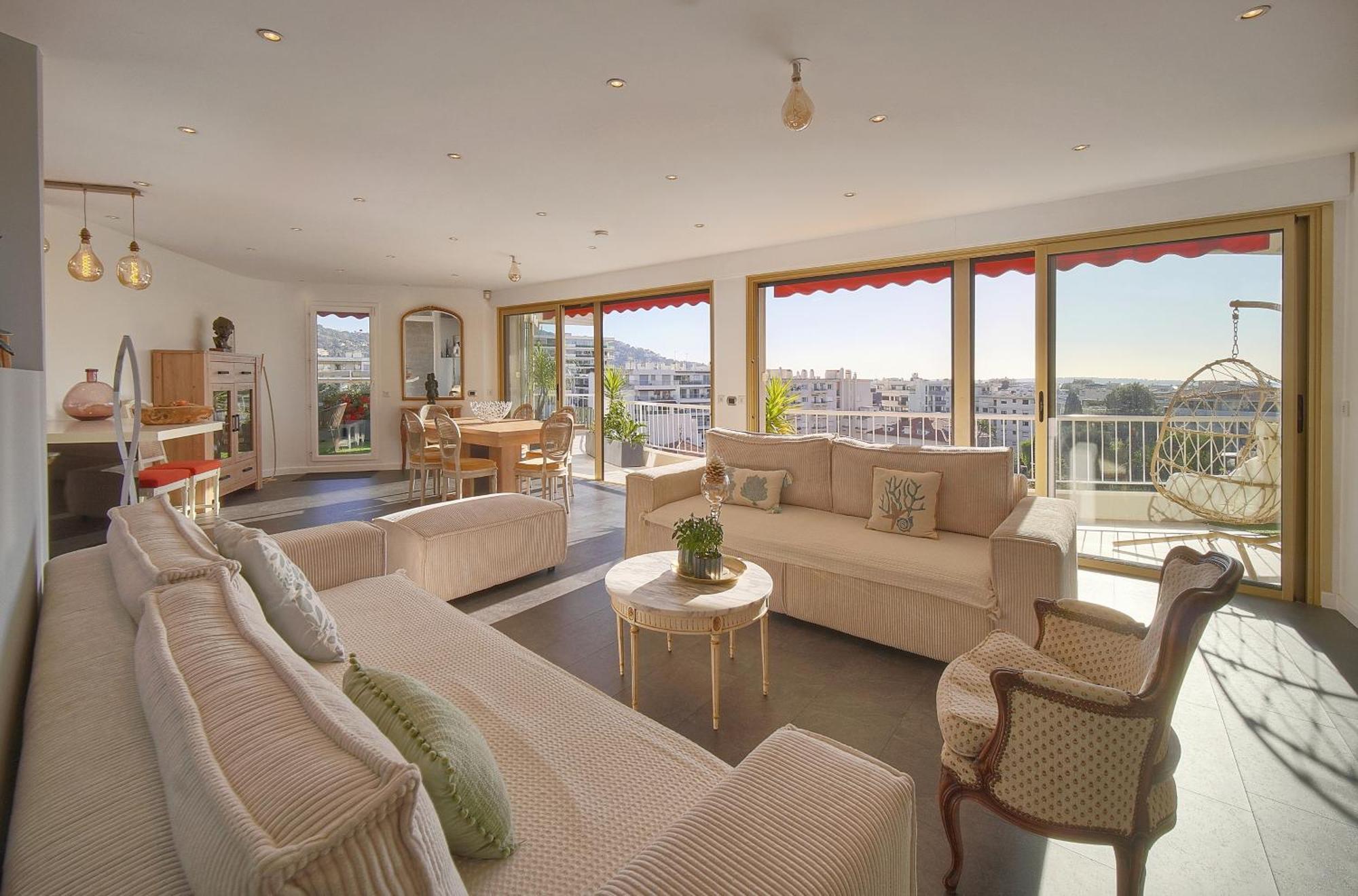 Immogroom -rooftop 150m2 -terrace 150m2 -parking -wifi - Ac Appartement Cannes