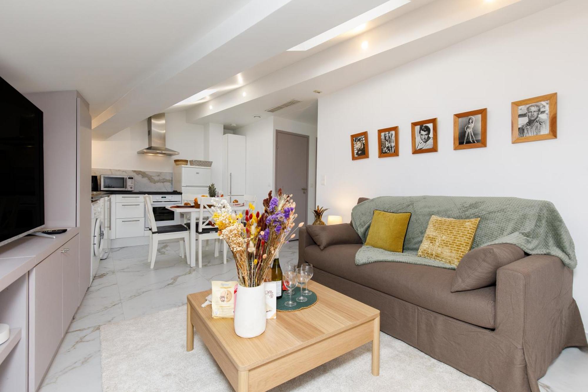 Apartment Le Napoleon, 1min Palais Des Festivals *