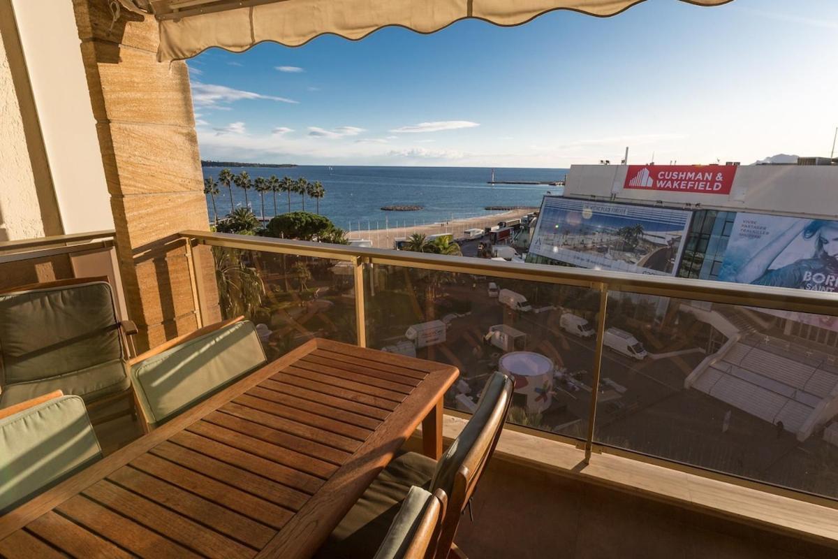Luxury Croisette Sea View Facing Palais Apartment Cannes